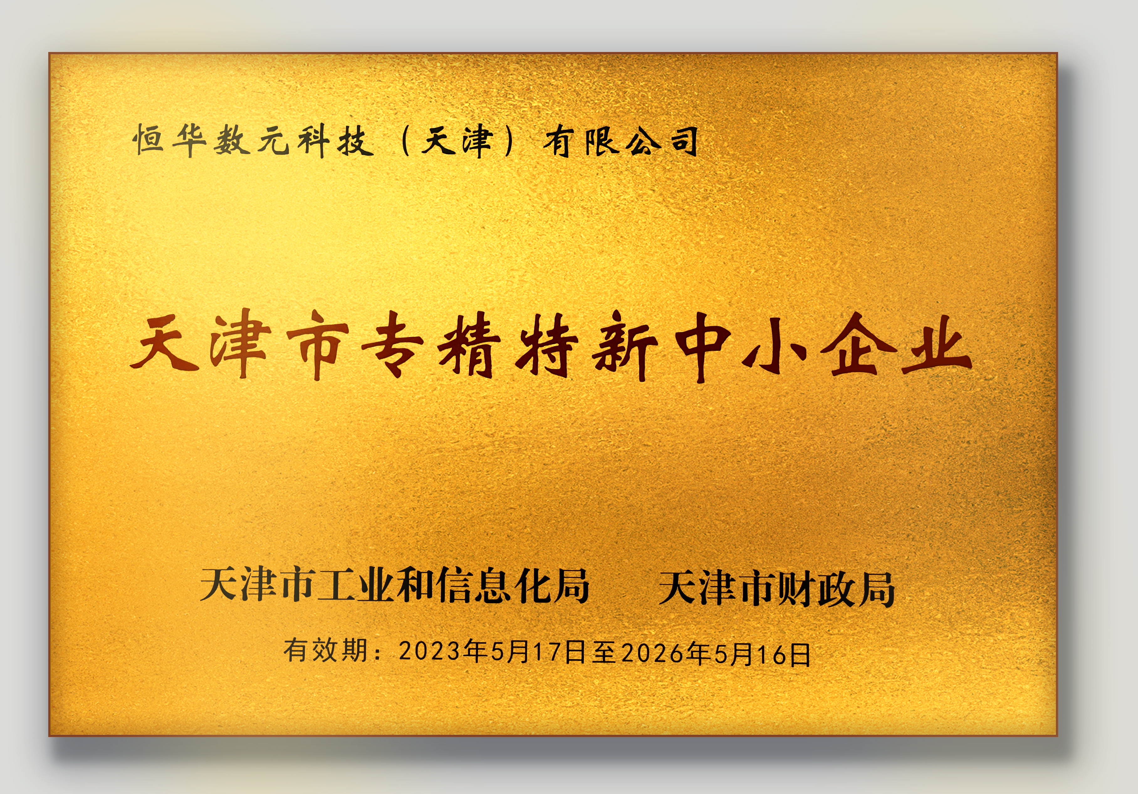 任你博数元获天津市2023年度第一批专精特新中小企业认定 title=